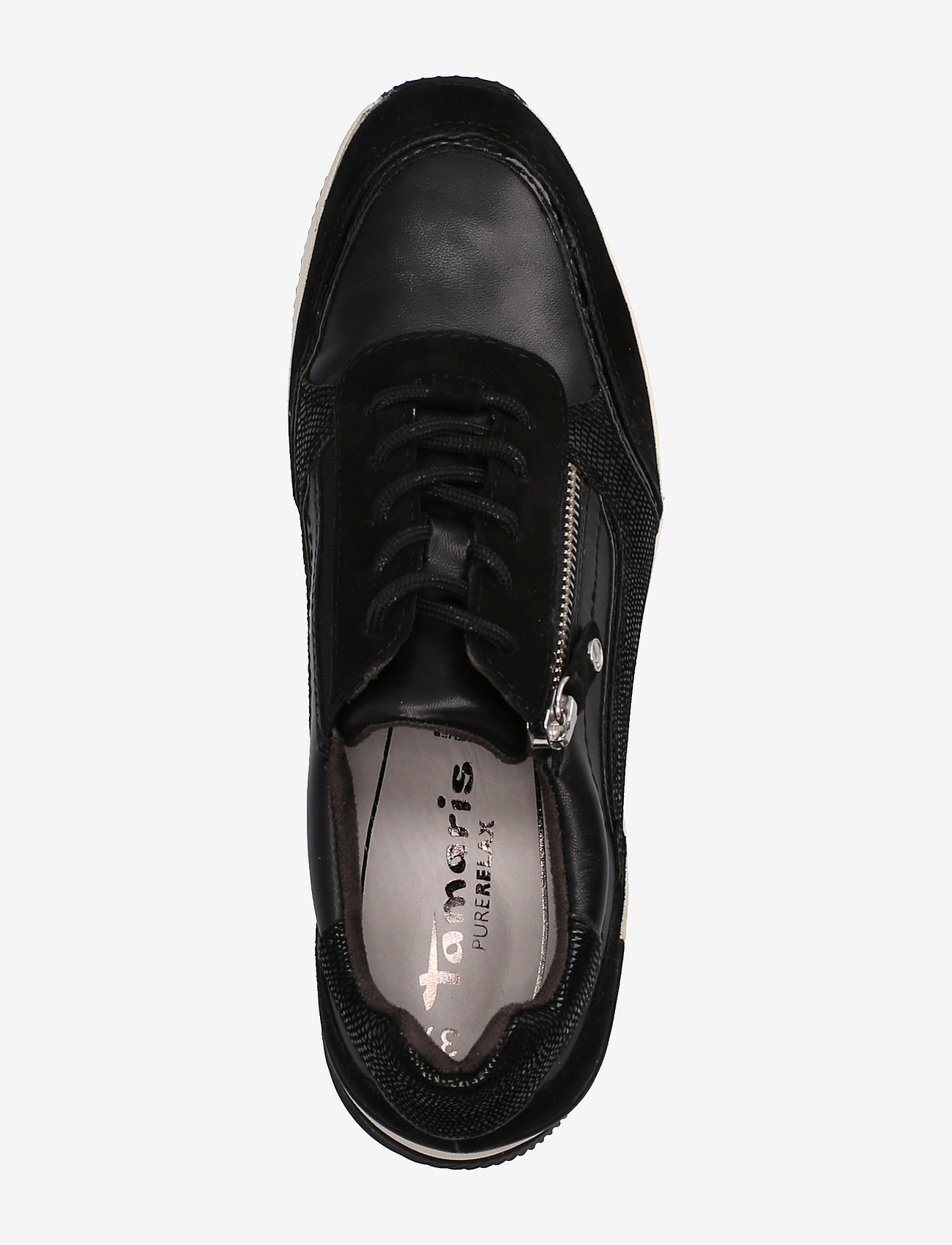 Tamaris - Woms Lace-up - blk/blk struct - 3
