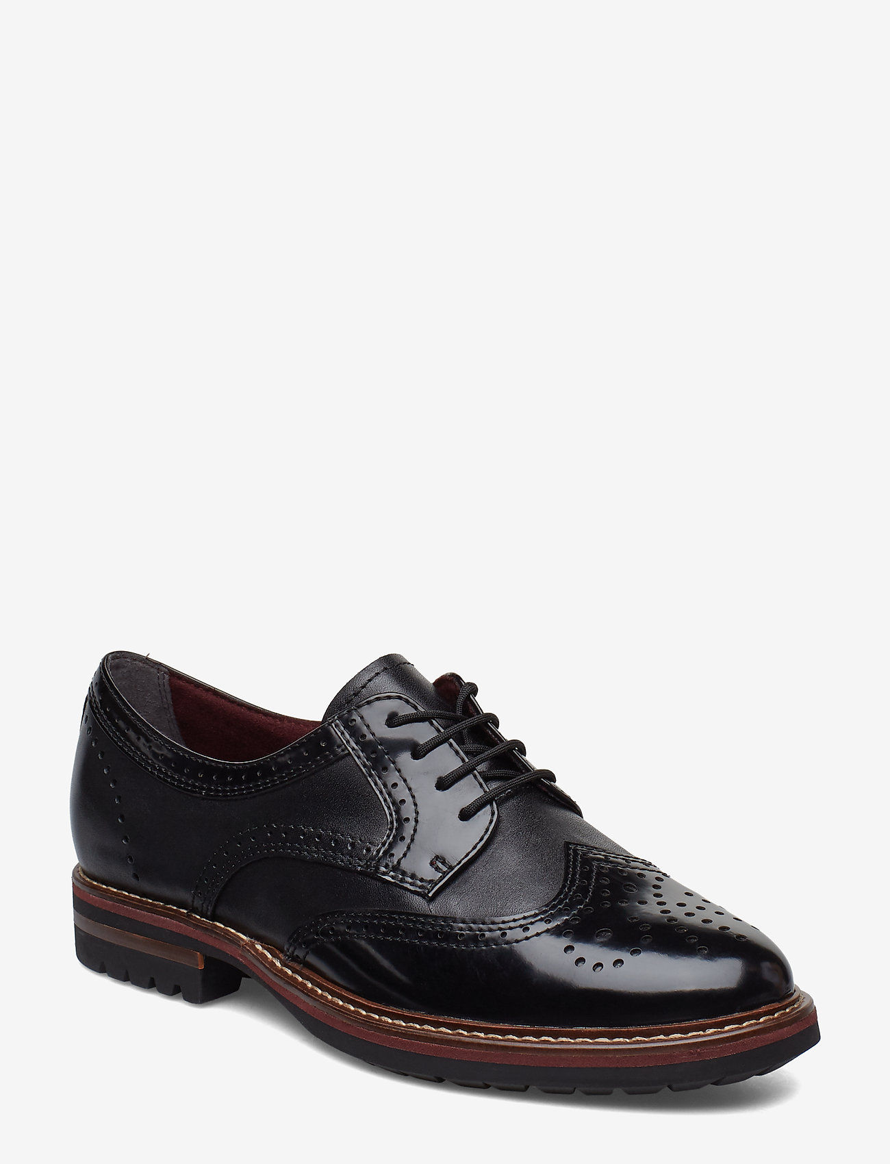 Tamaris - Woms Lace-up - black comb - 0