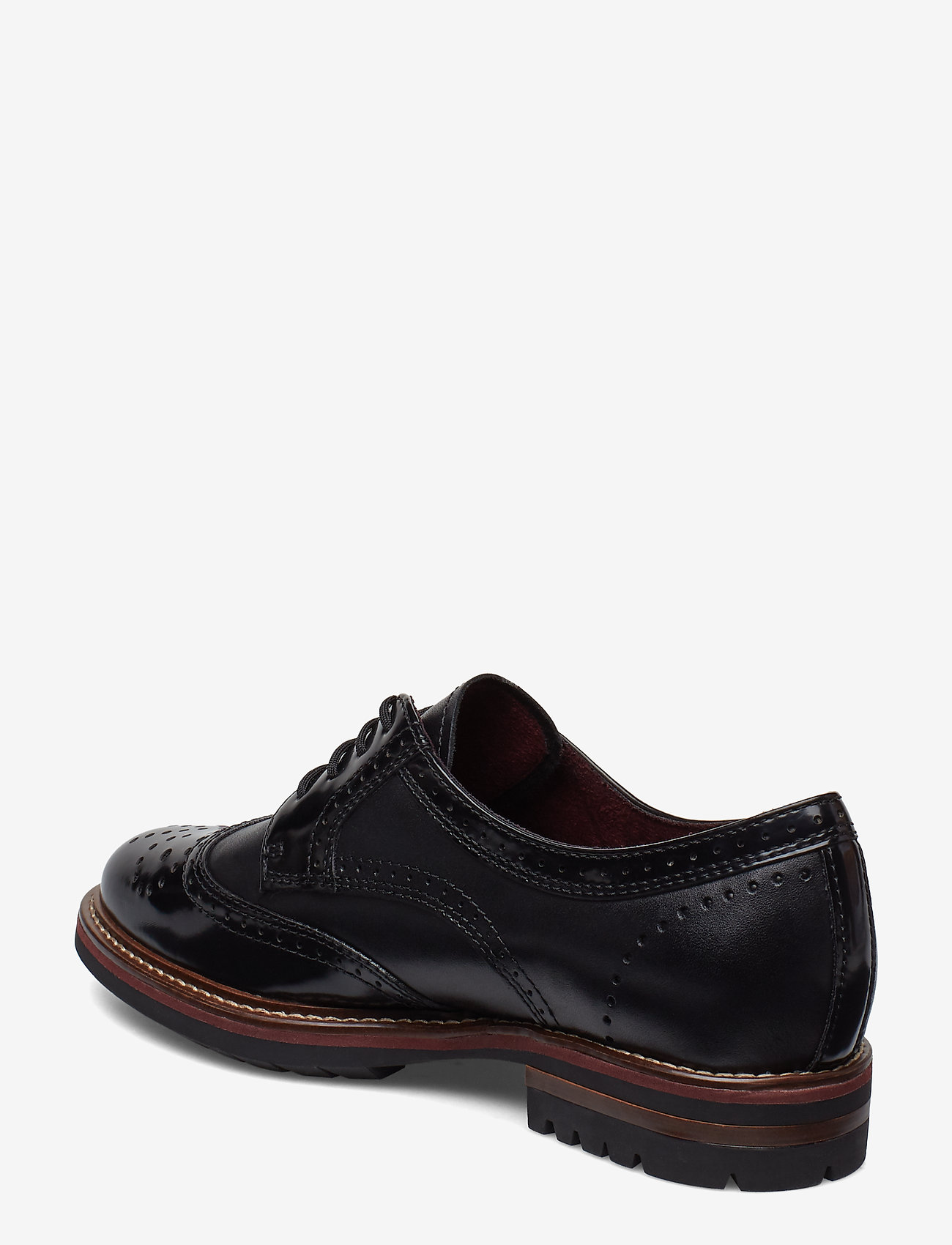 Tamaris - Woms Lace-up - black comb - 2
