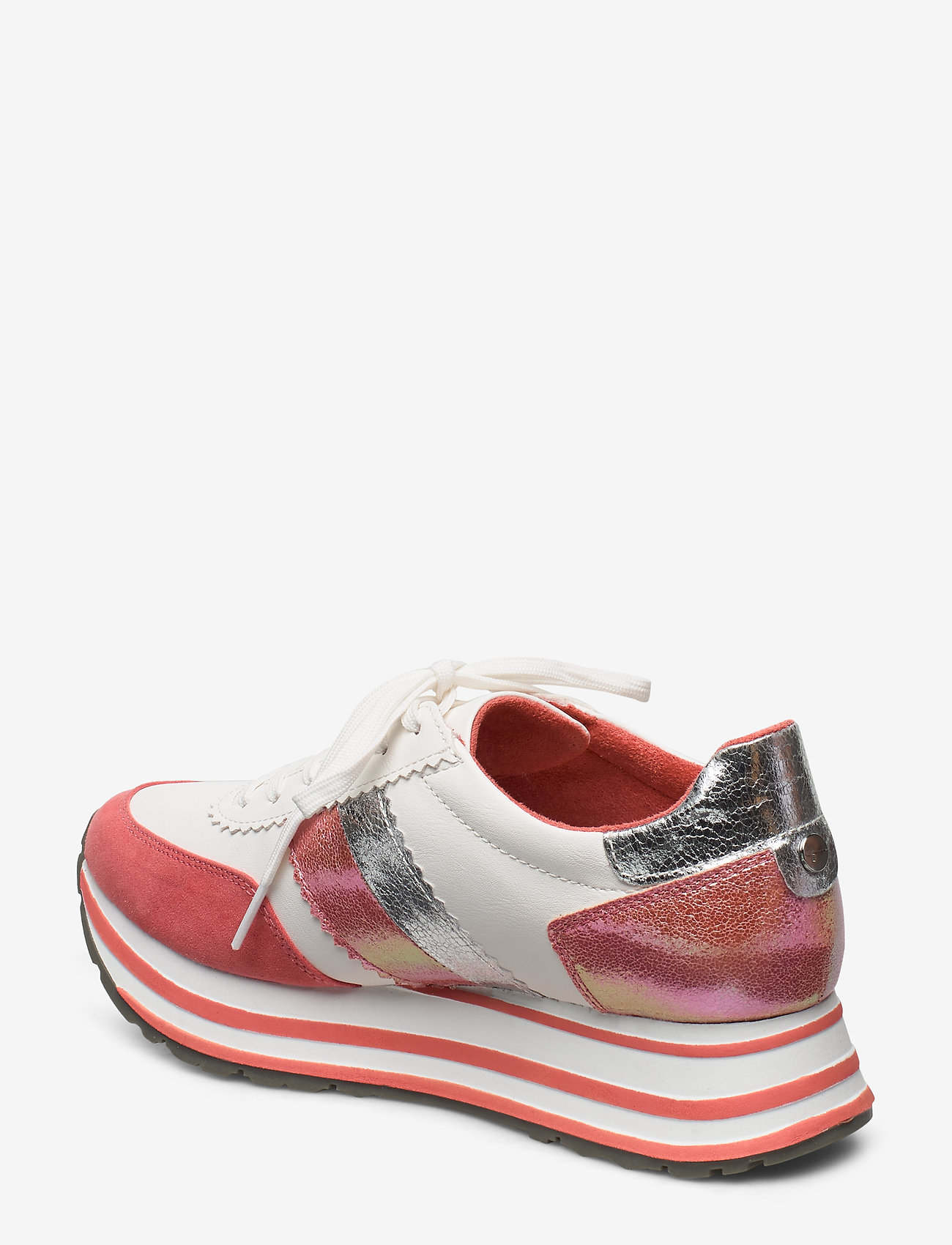 Tamaris - Woms Lace-up - white/orange - 2