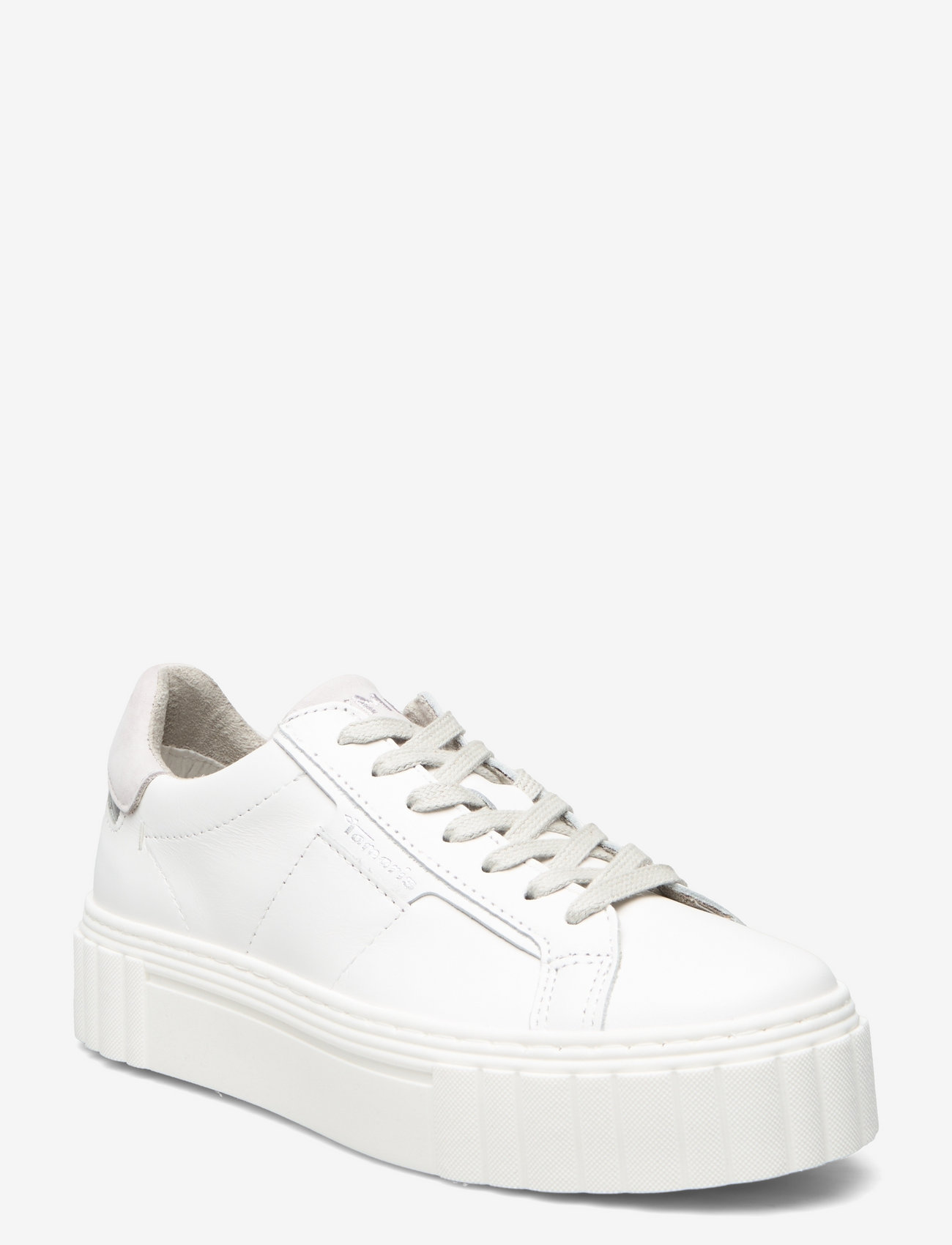 Tamaris - Women Lace-up - white leather - 0