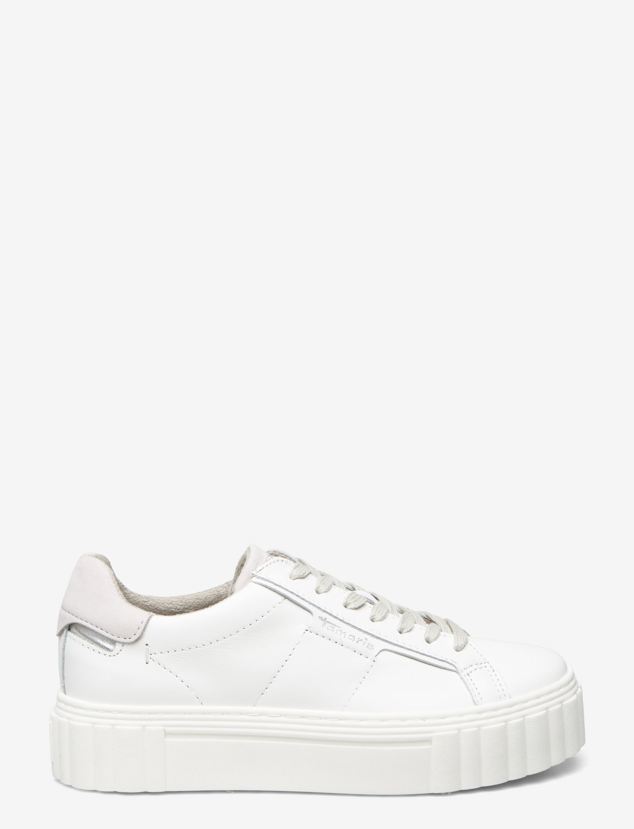 Tamaris - Women Lace-up - white leather - 1