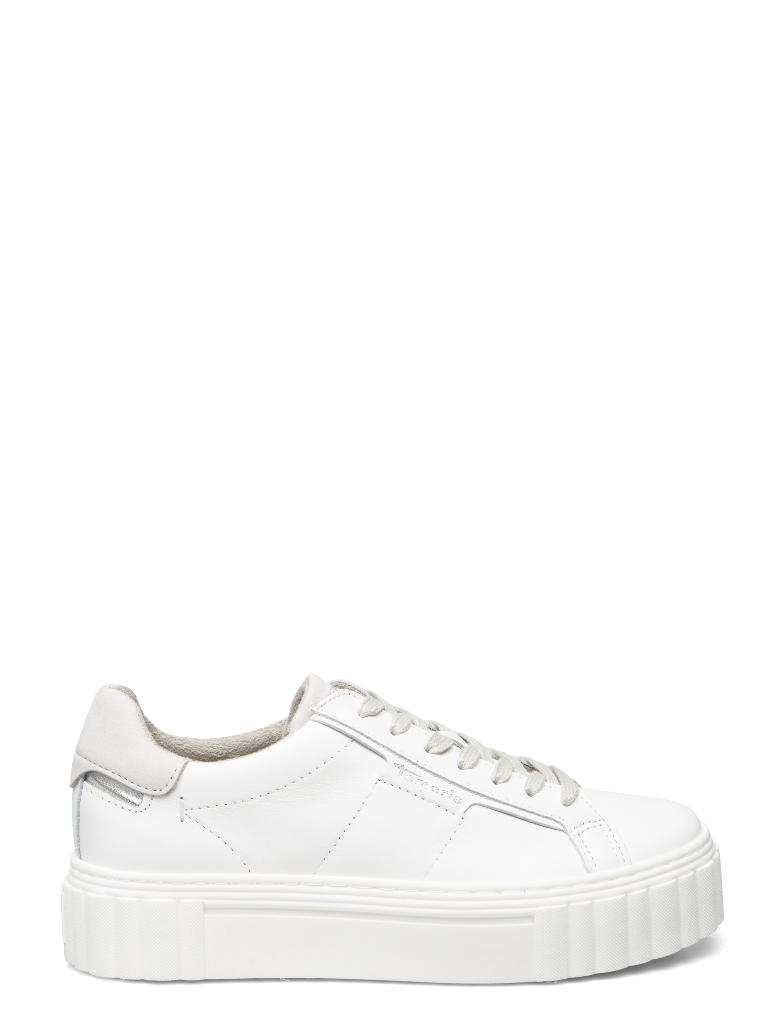 Tamaris - Women Lace-up - white leather - 1