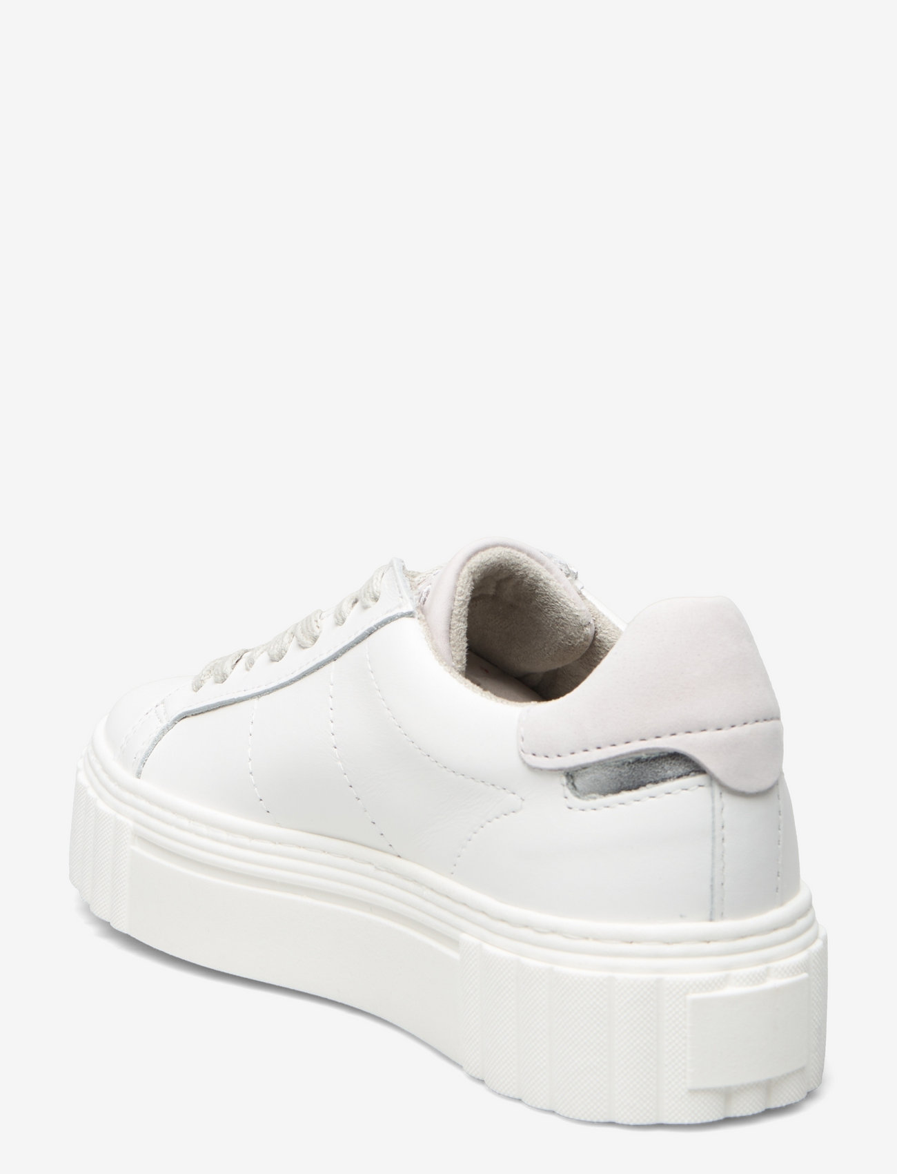 Tamaris - Women Lace-up - white leather - 2