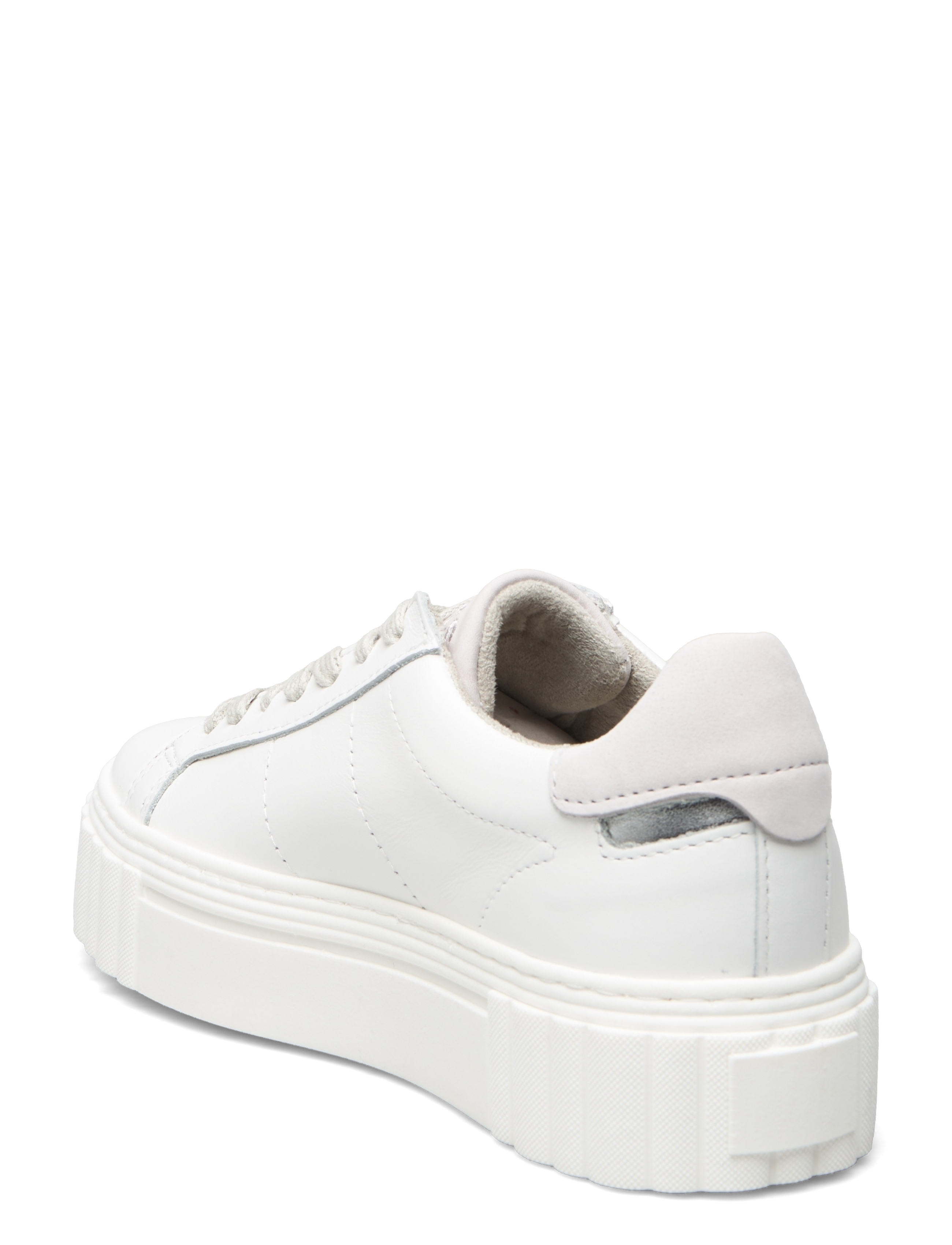 Tamaris - Women Lace-up - white leather - 2