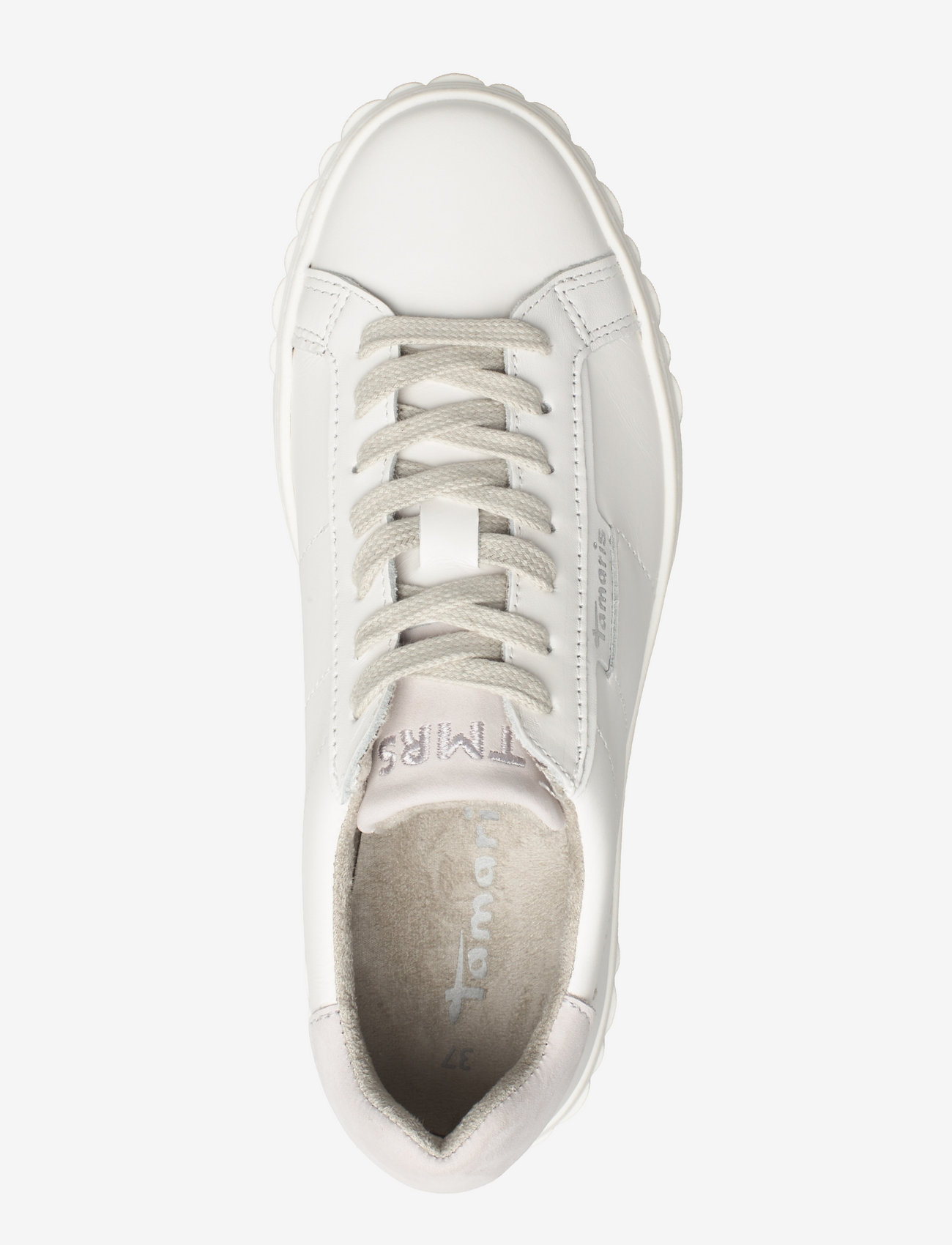 Tamaris - Women Lace-up - white leather - 3