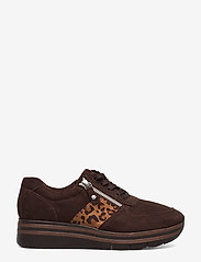 Tamaris - Woms Lace-up - sneakers med lavt skaft - mocca/leo - 1