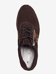 Tamaris - Woms Lace-up - låga sneakers - mocca/leo - 3