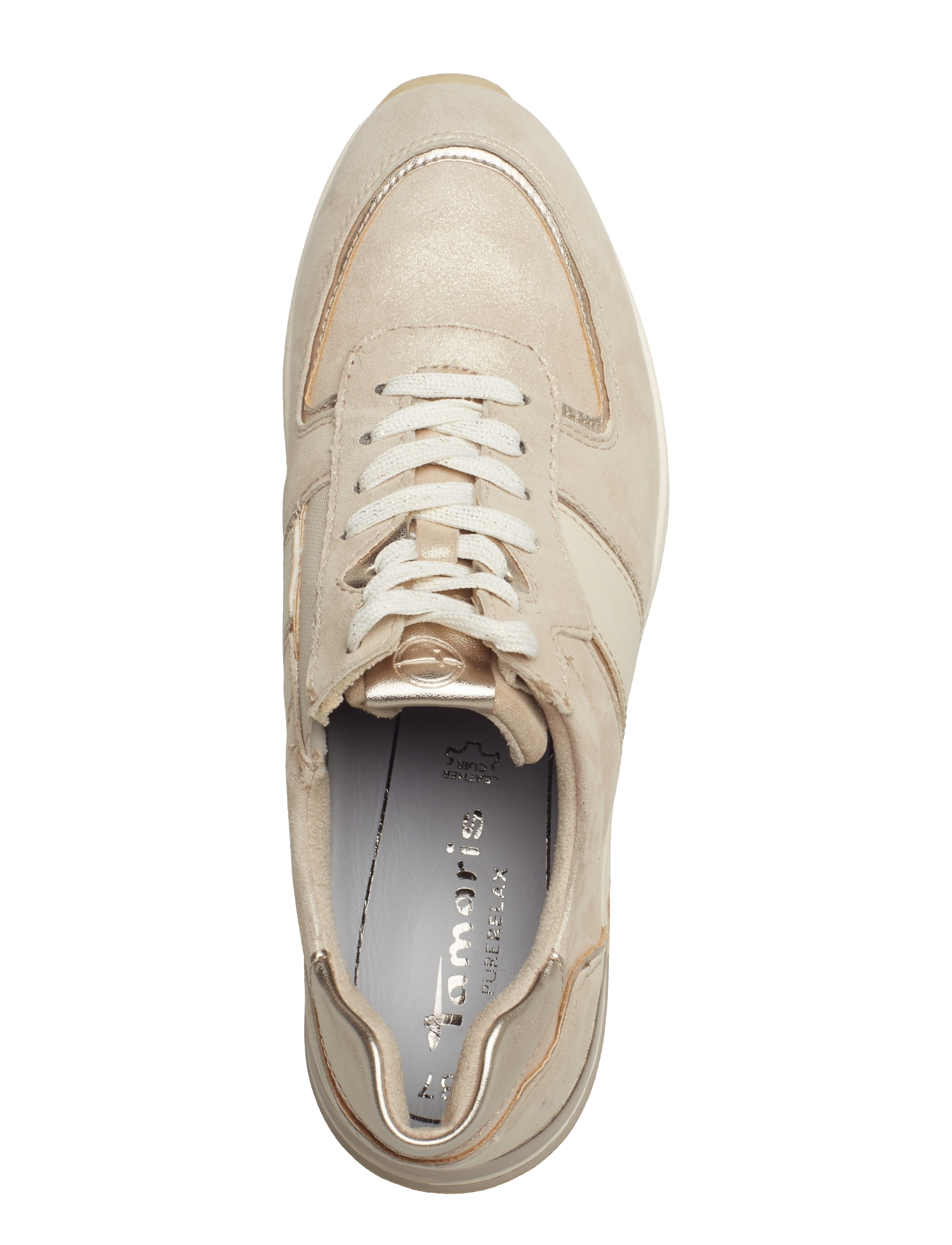 Tamaris - Women Lace-up - champagne comb - 3