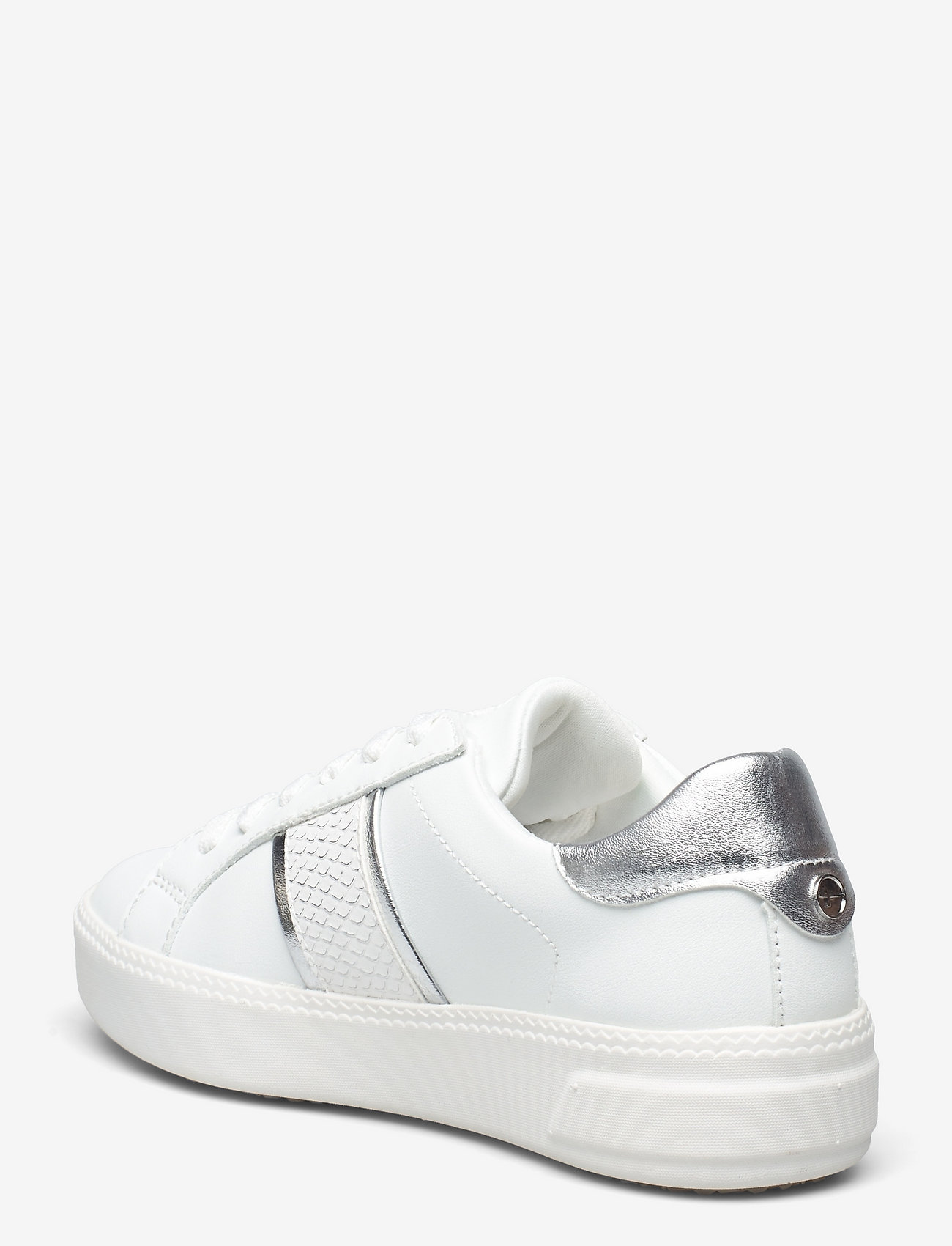 Tamaris - Woms Lace-up - white/silver - 2