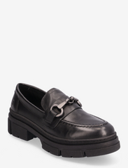 Woms Slip-on - BLACK LEATHER