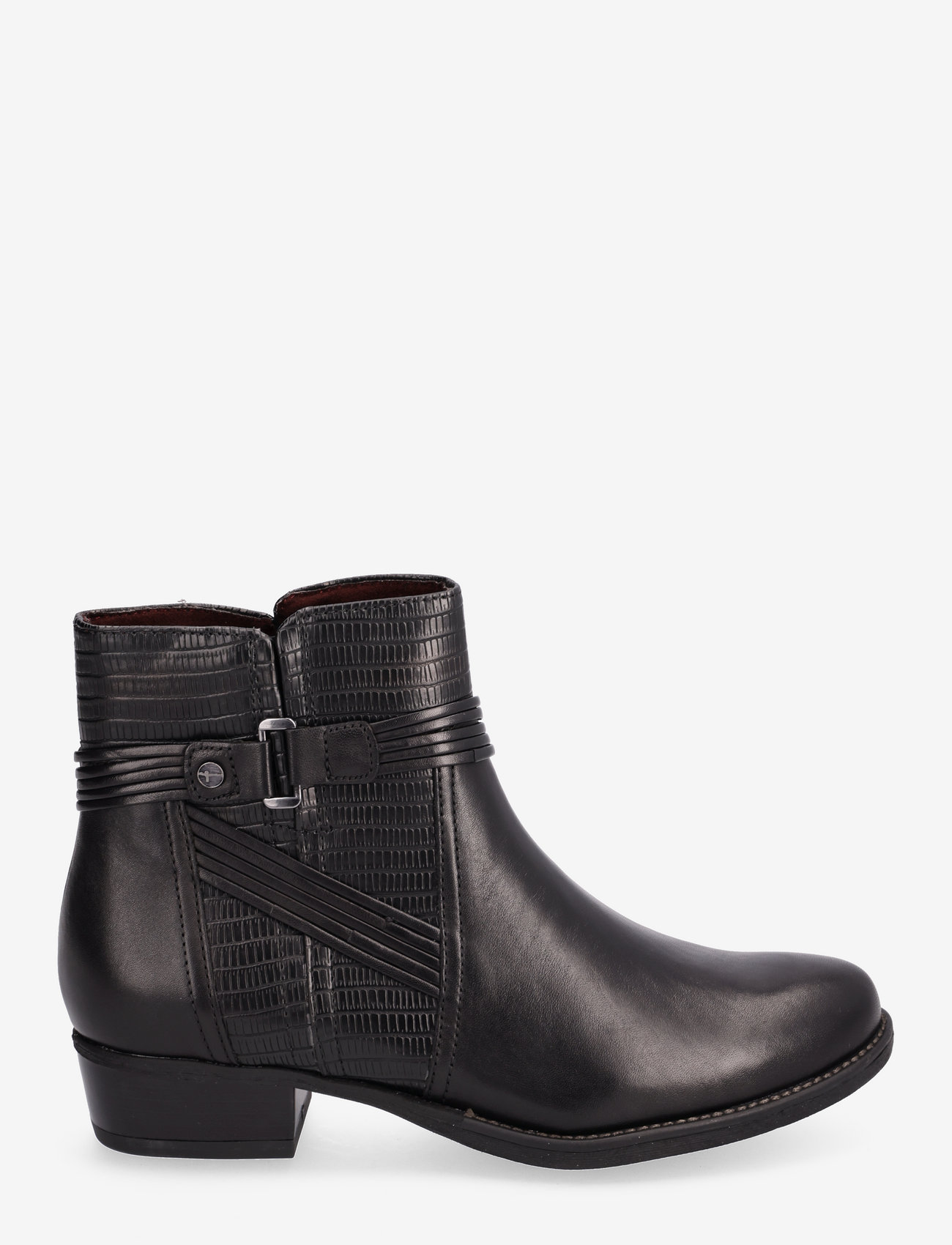 Tamaris - Woms Boots - platte enkellaarsjes - black - 1