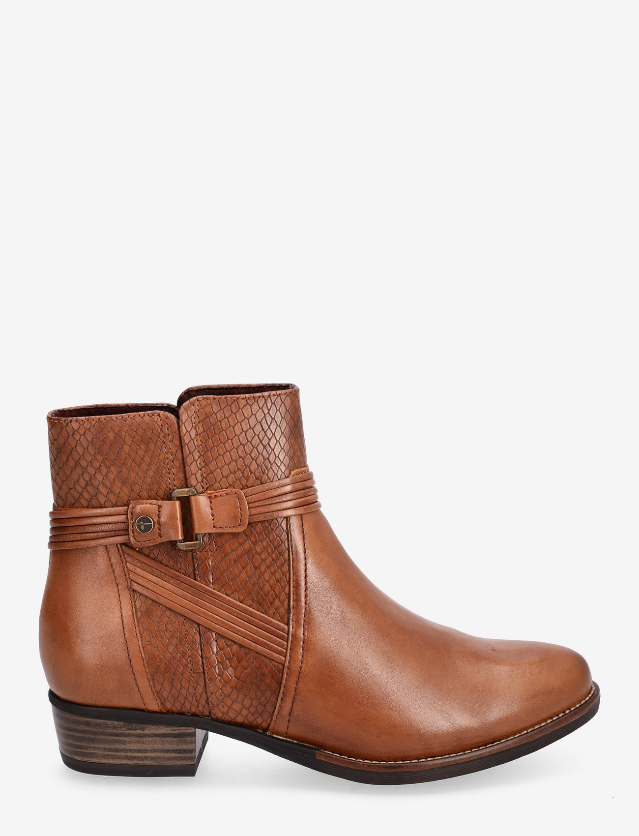 Tamaris - Woms Boots - lygiapadžiai aulinukai iki kulkšnių - cognac - 1