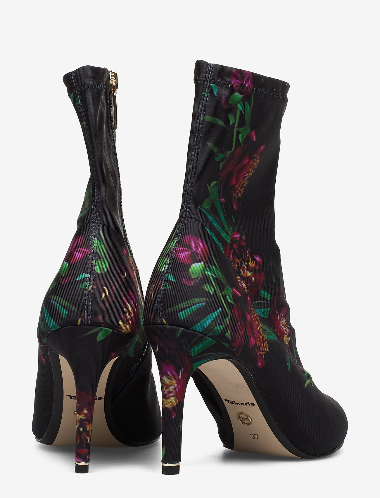Tamaris - Woms Boots - black flower - 4
