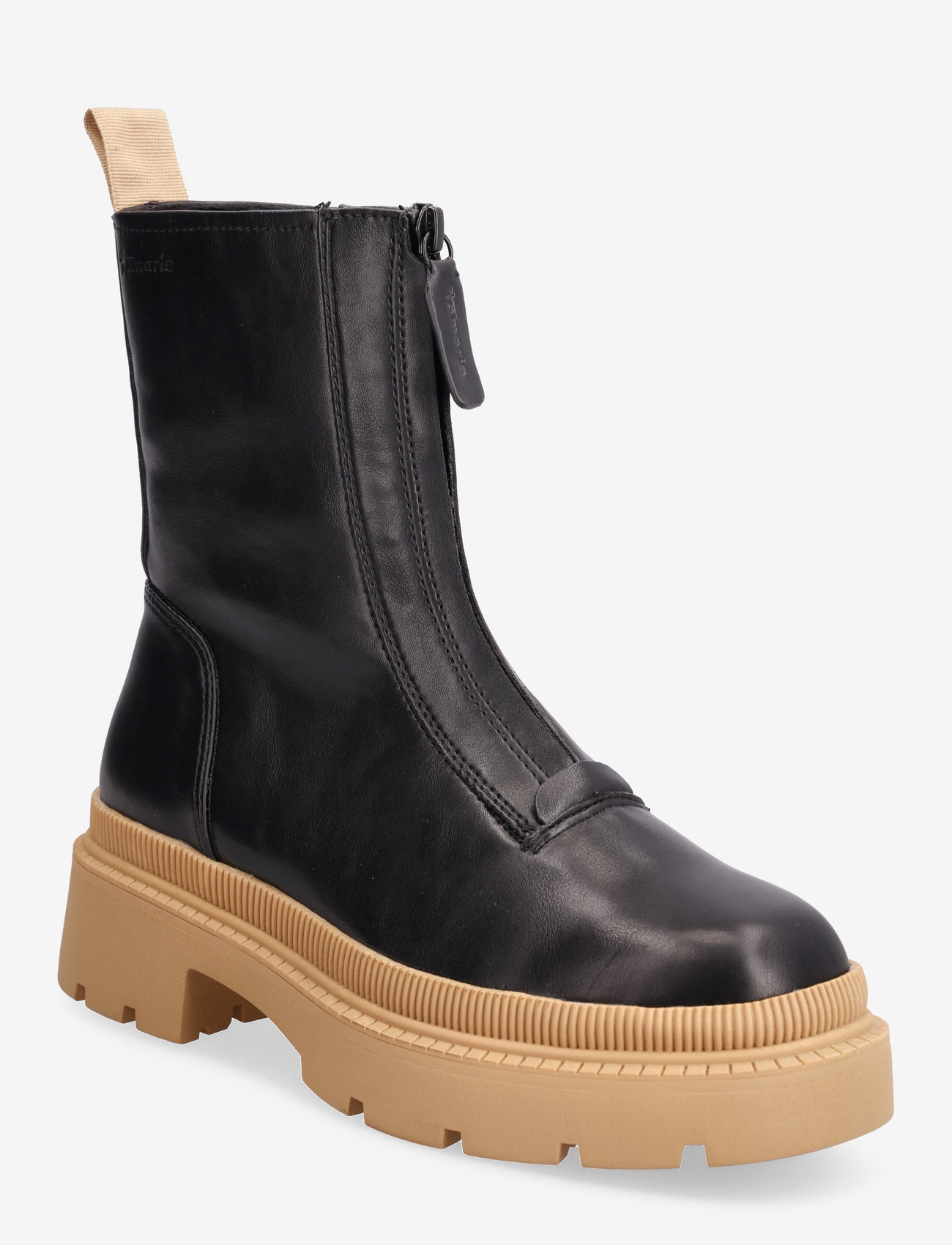 Tamaris - Woms Boots - black/camel - 0