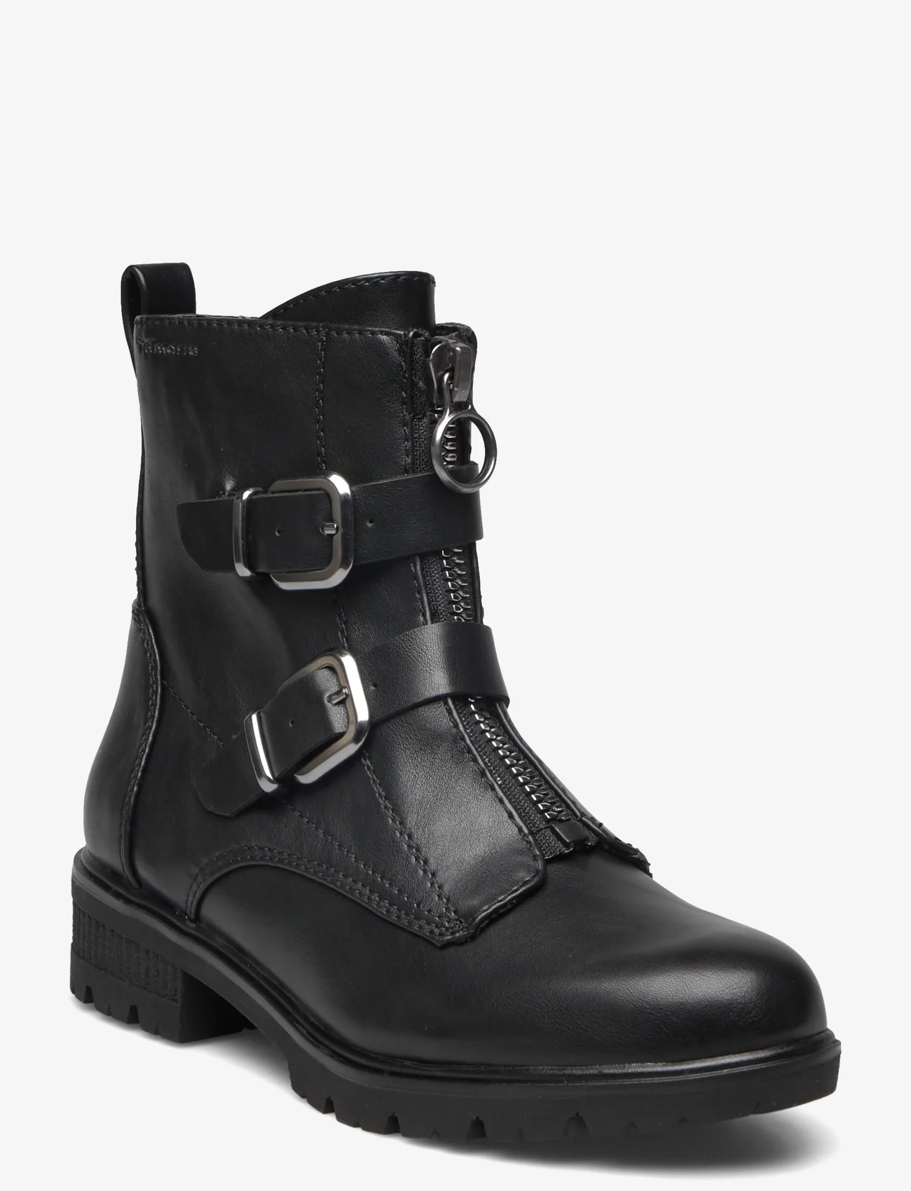Tamaris - Woms Boots - flat ankle boots - black matt - 0