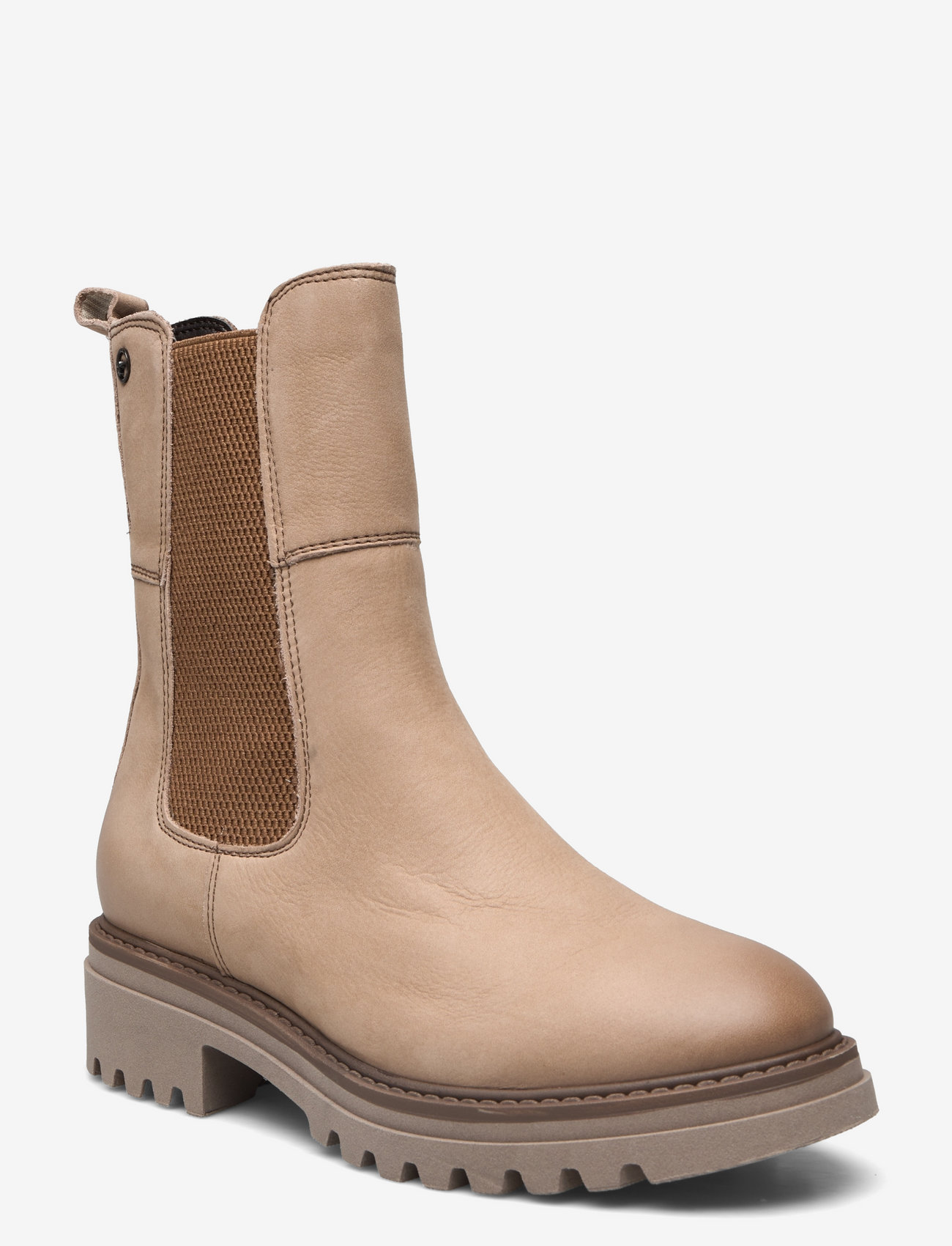Tamaris - Women Boots - taupe nubuc - 0
