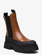 Women Boots - COGNAC/BLACK