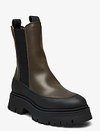 Women Boots - OLIVE/BLACK
