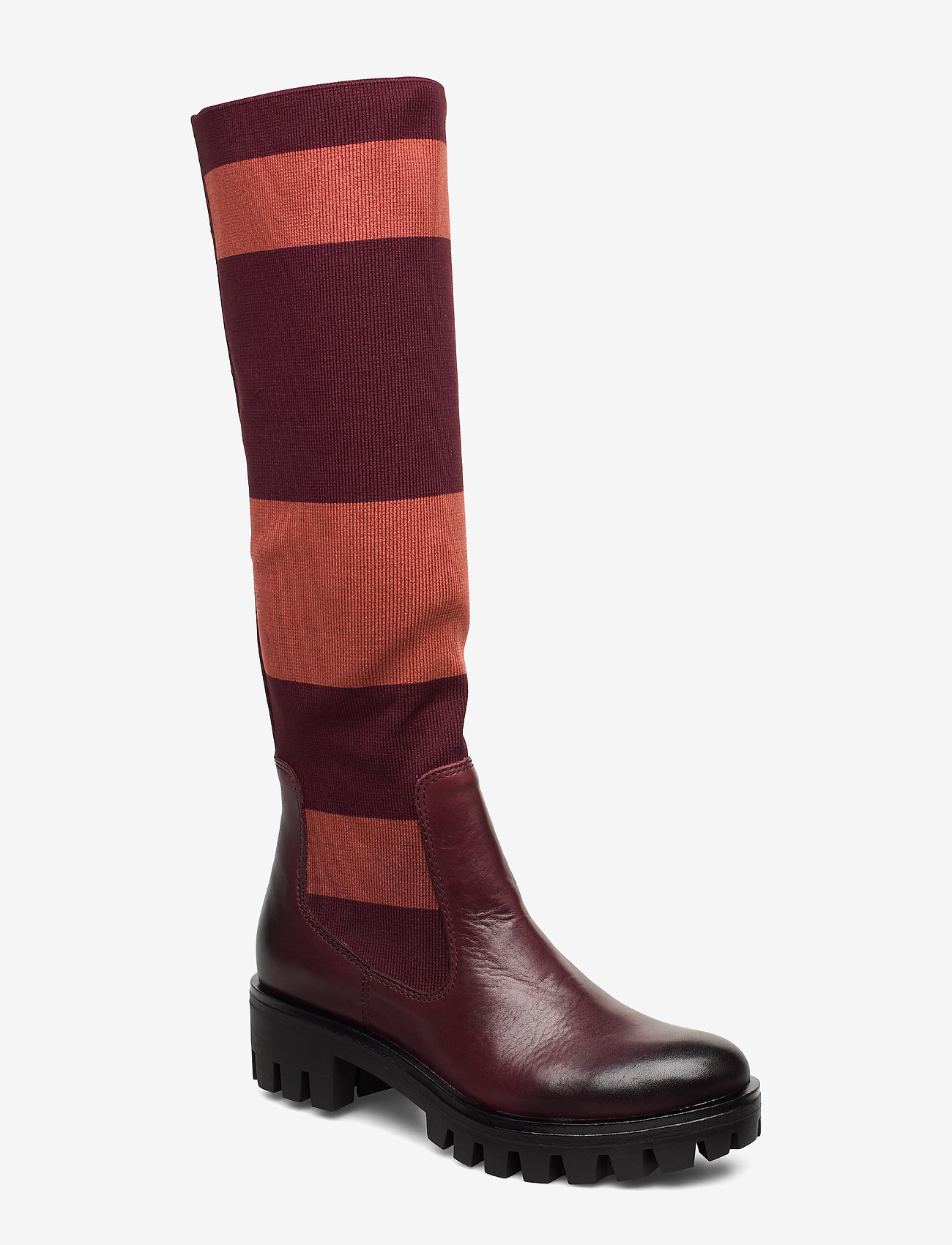 Tamaris - Woms Boots - merlot stripe - 0
