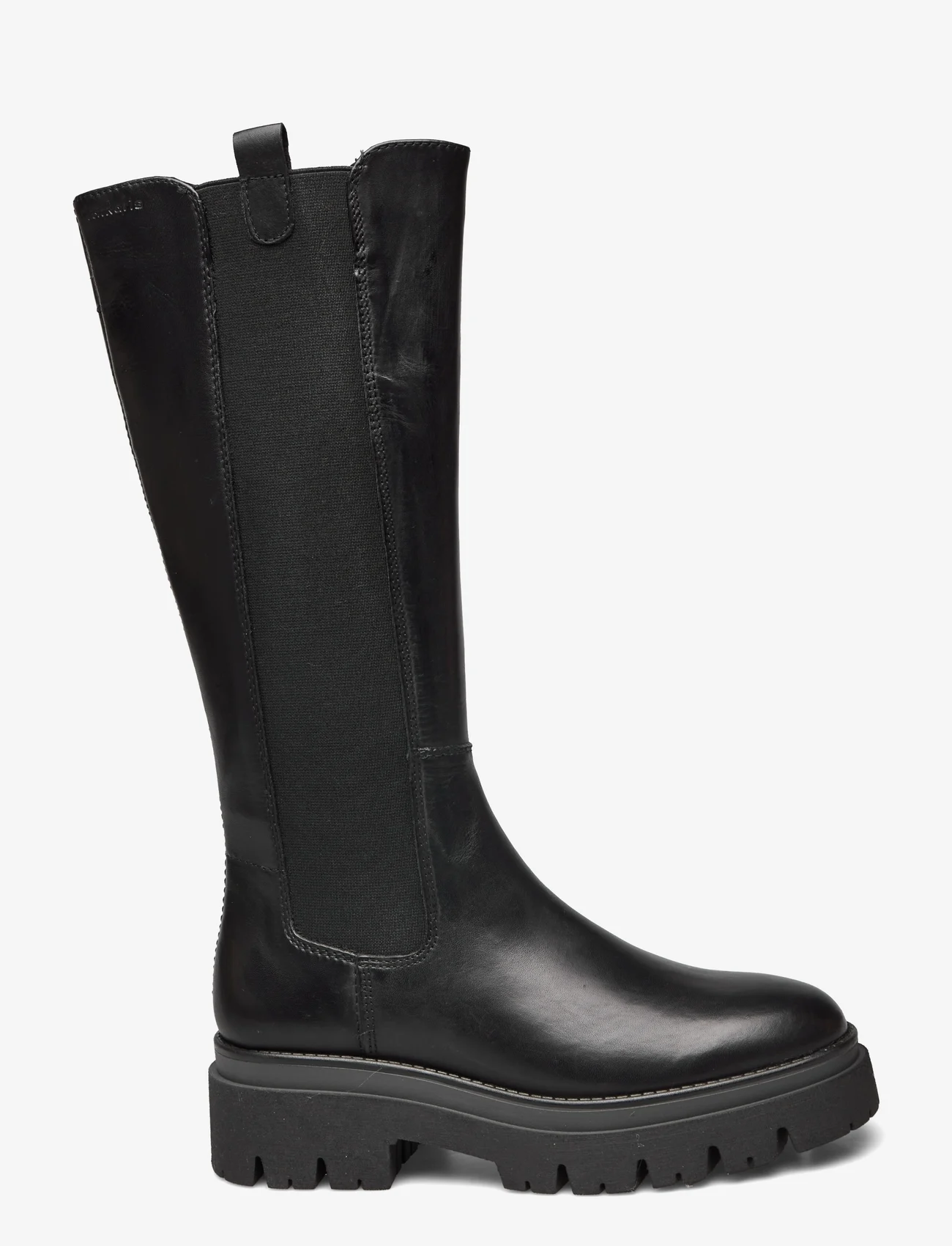 Tamaris - Women Boots - pika säärega saapad - black leather - 1