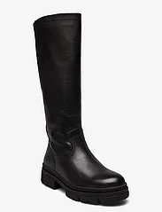 Tamaris - Women Boots - knee high boots - black leather - 0