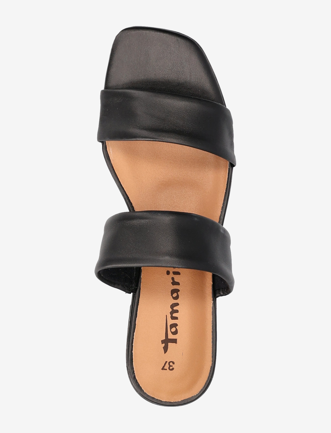 Tamaris - Women Slides - black leather - 3