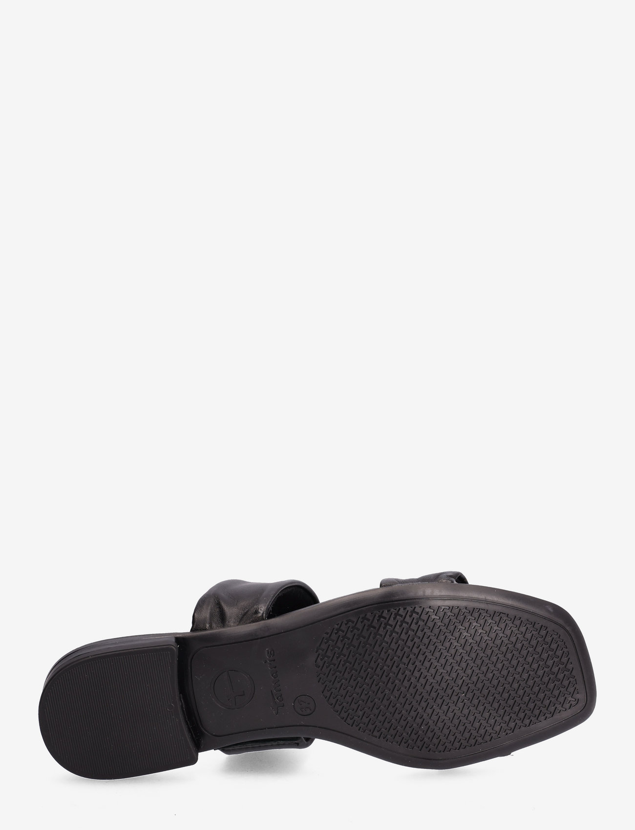 Tamaris - Women Slides - black leather - 4
