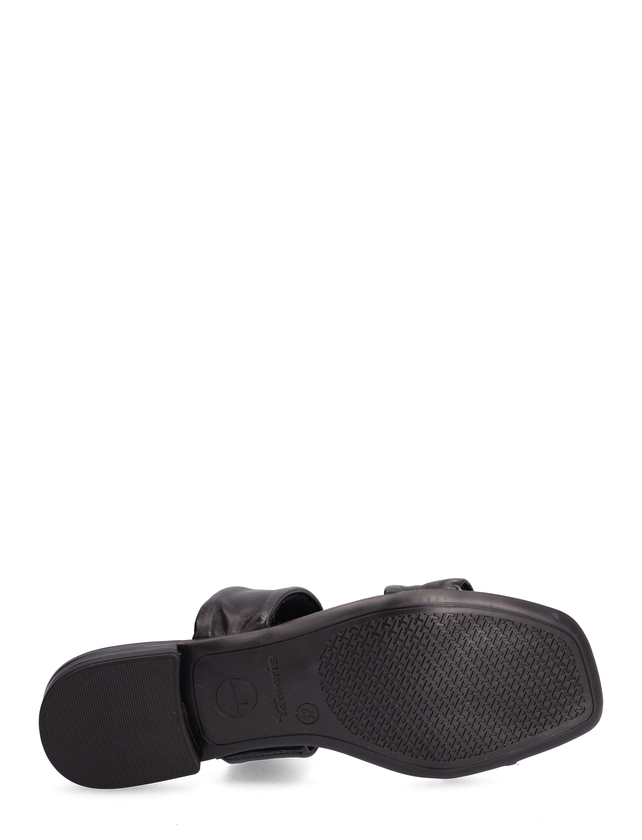 Tamaris - Women Slides - black leather - 4