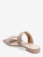 Tamaris - Women Slides - platta sandaler - taupe suede - 2