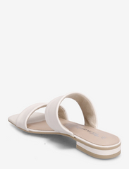 Tamaris - Women Slides - lygiapadės basutės - white leather - 2