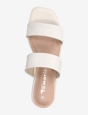 Tamaris - Women Slides - flache sandalen - white leather - 3