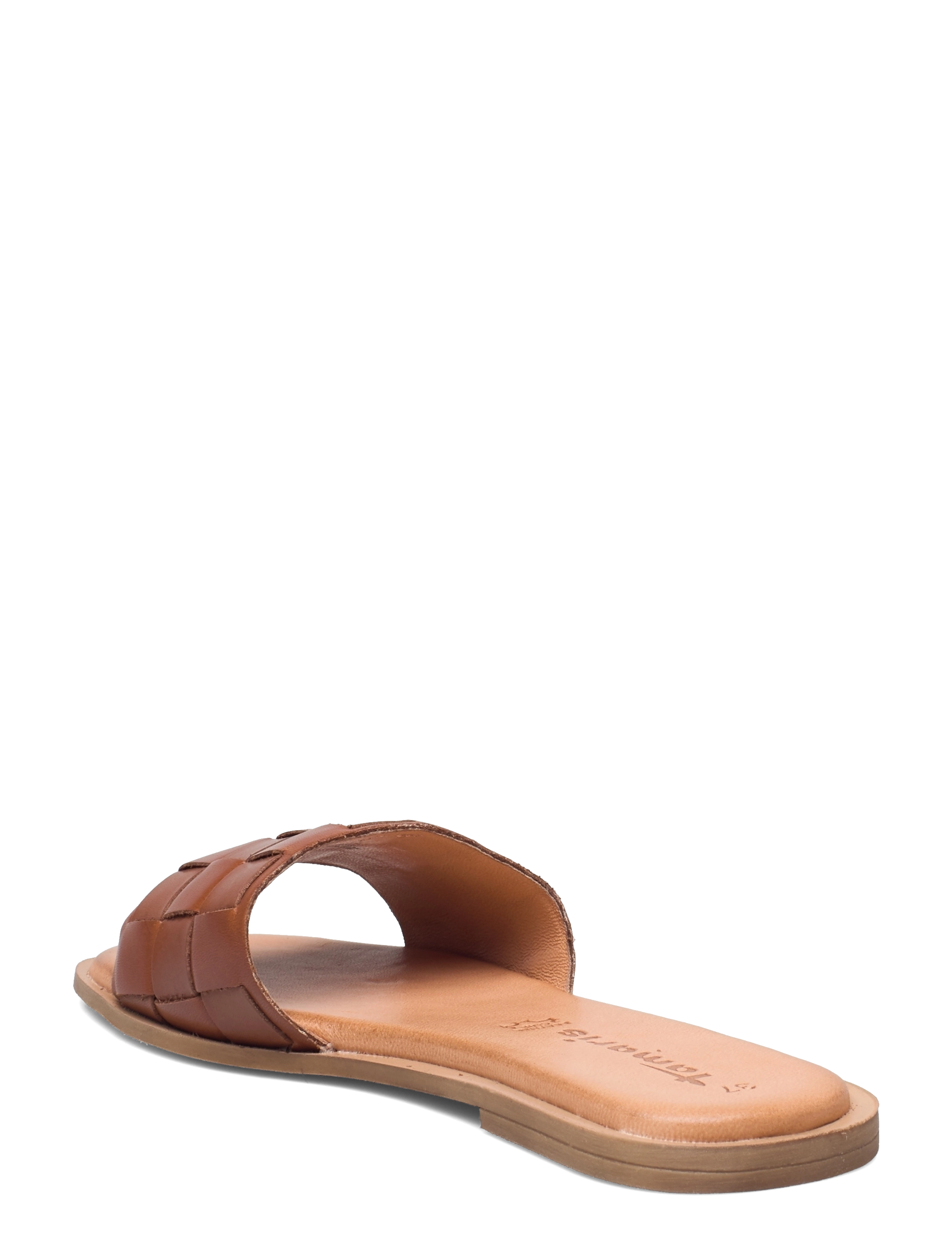 Tamaris - Woms Slides - cognac leather - 2