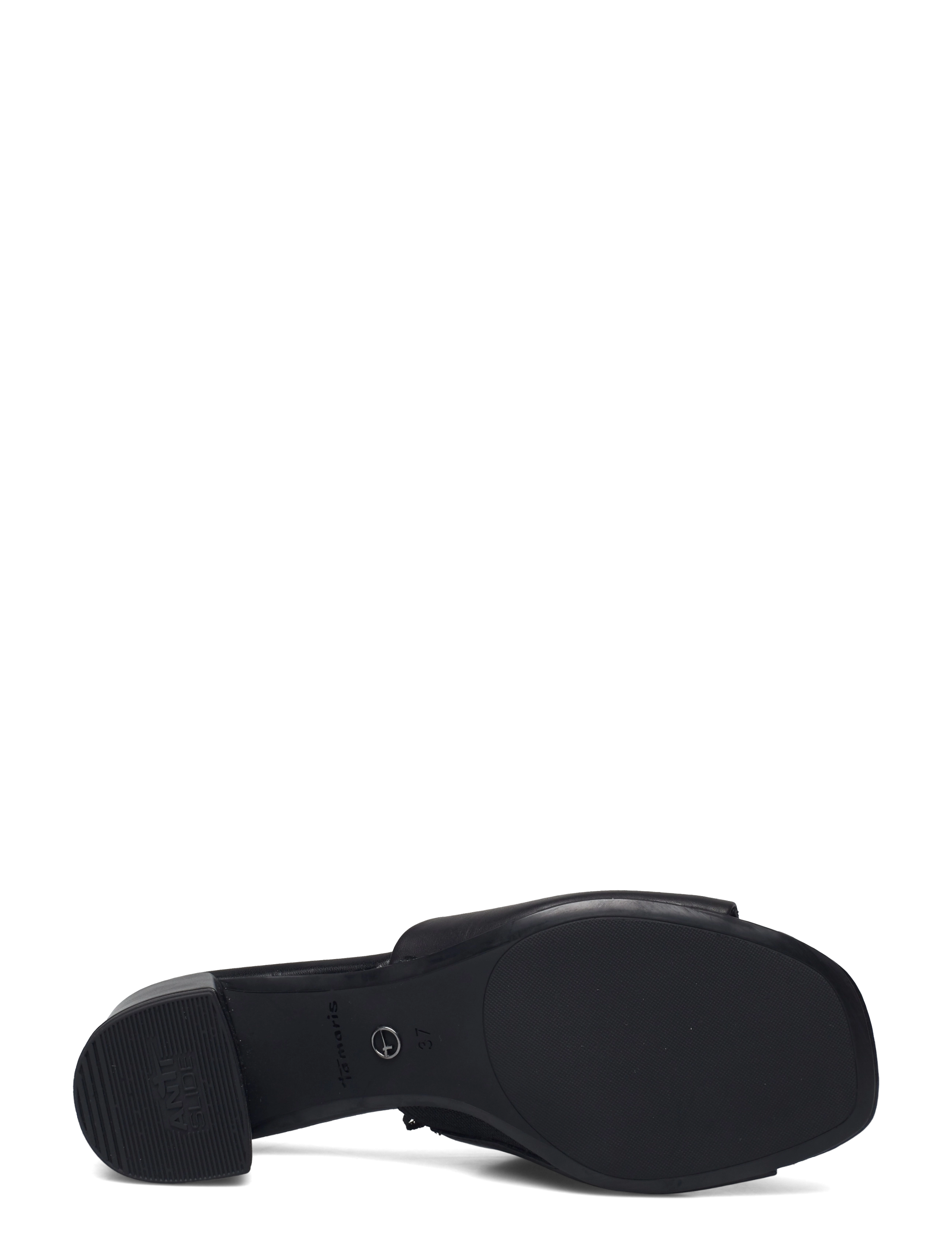 Tamaris - Woms Slides - black leather - 4