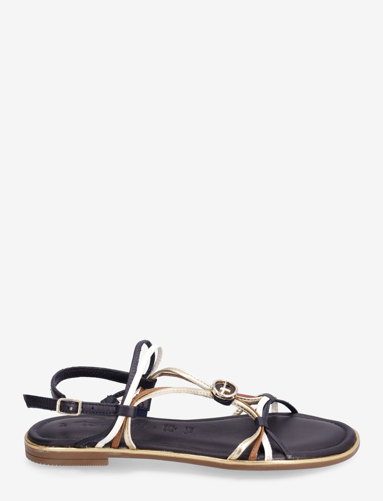 Tamaris - Women Sandals - platte sandalen - navy comb - 1
