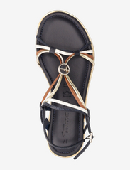 Tamaris - Women Sandals - platte sandalen - navy comb - 3