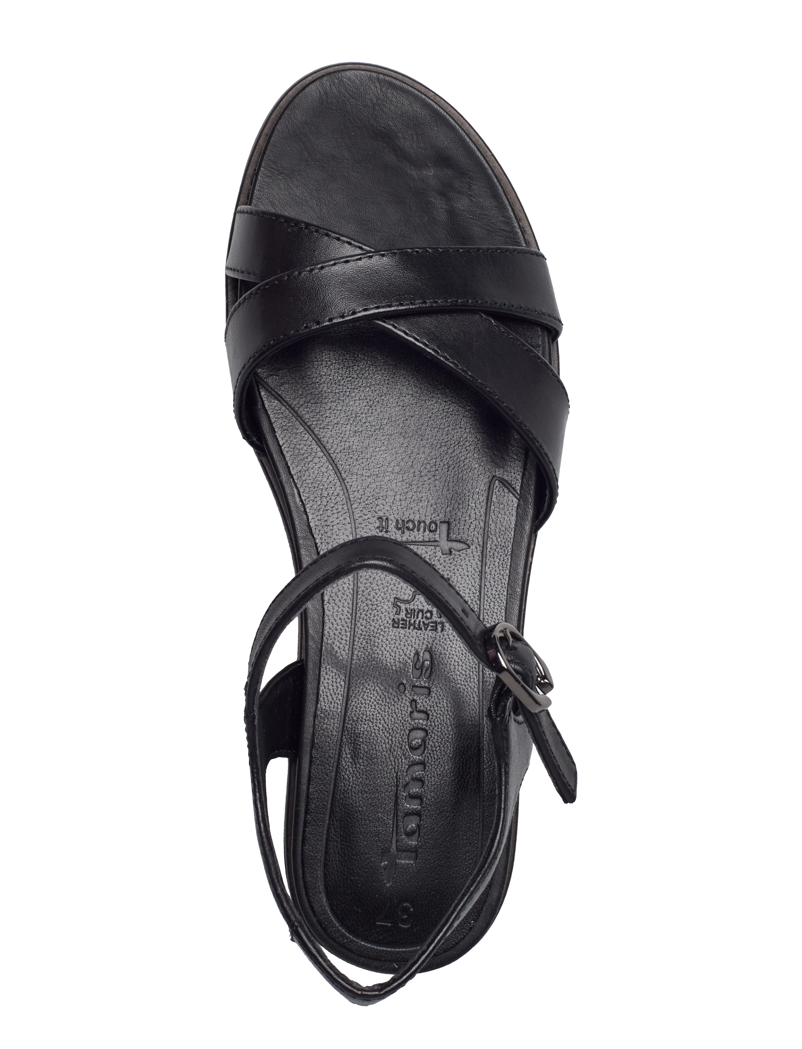 Tamaris - Woms Sandals - black leather - 3