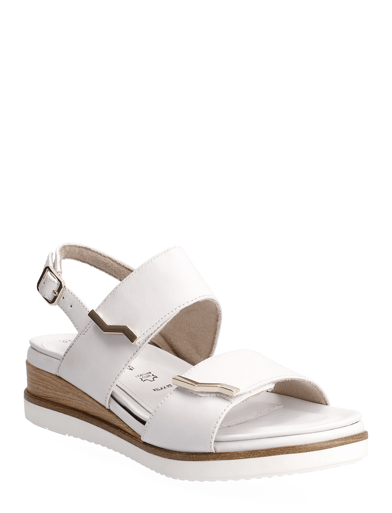 Woms Sandals - WHITE LEATHER