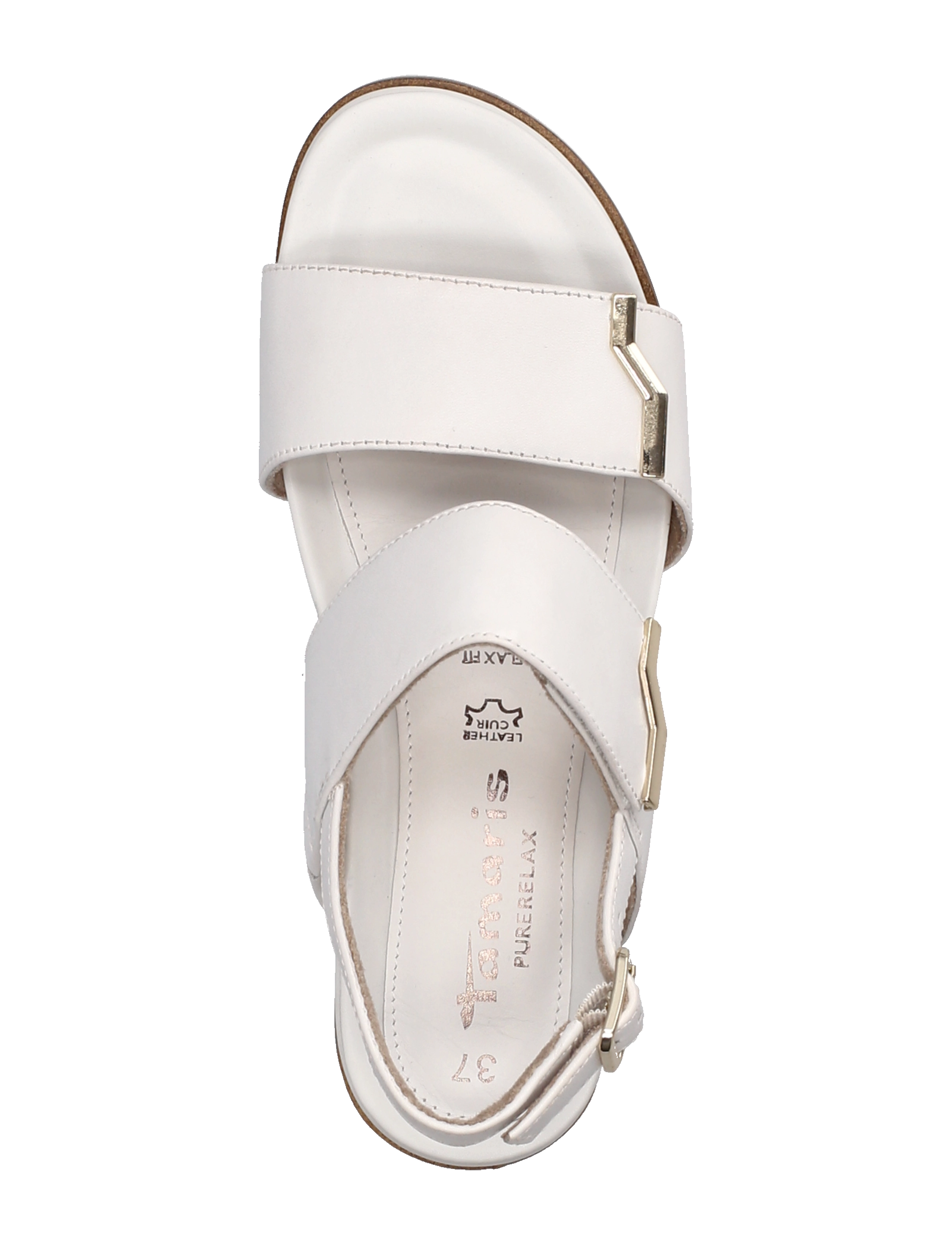 Tamaris - Woms Sandals - white leather - 3