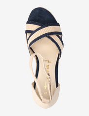 Tamaris - Women Sandals - espadrilles met sleehak - navy - 3