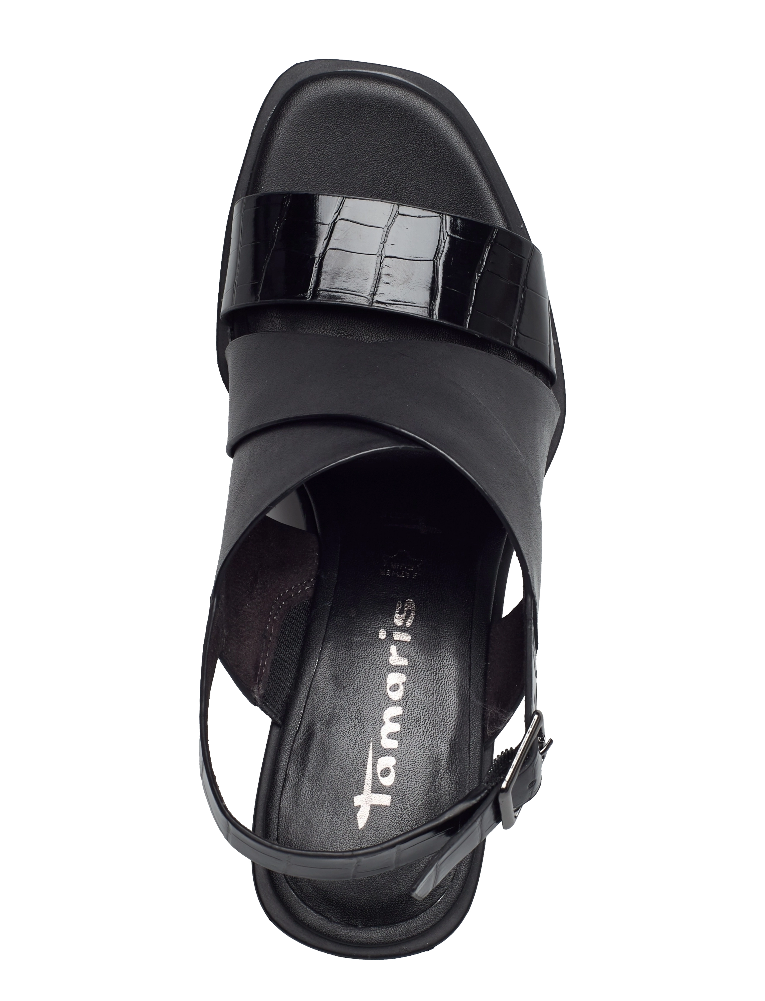 Tamaris - Woms Sandals - black/croco - 3