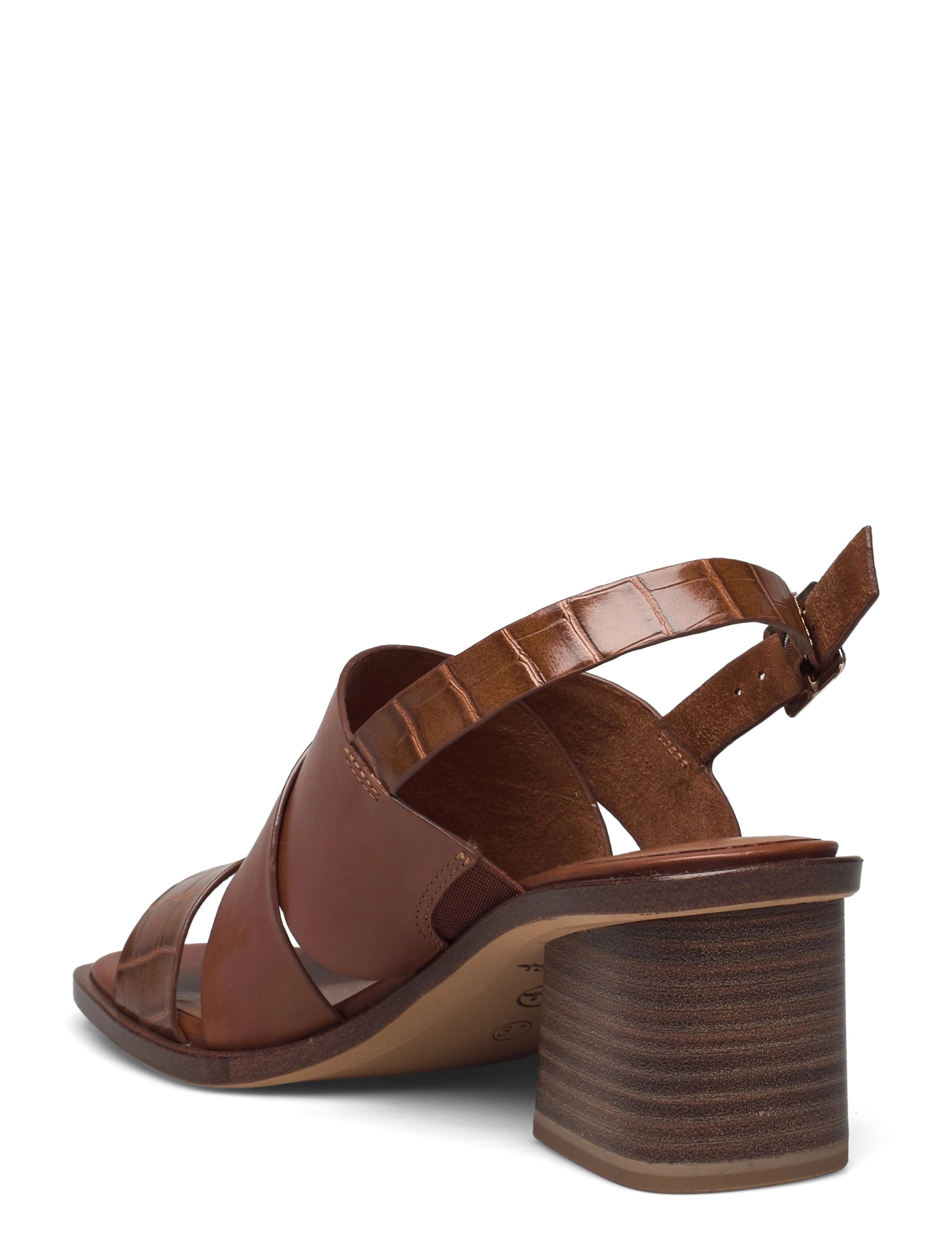 Tamaris - Woms Sandals - cognac/croco - 2