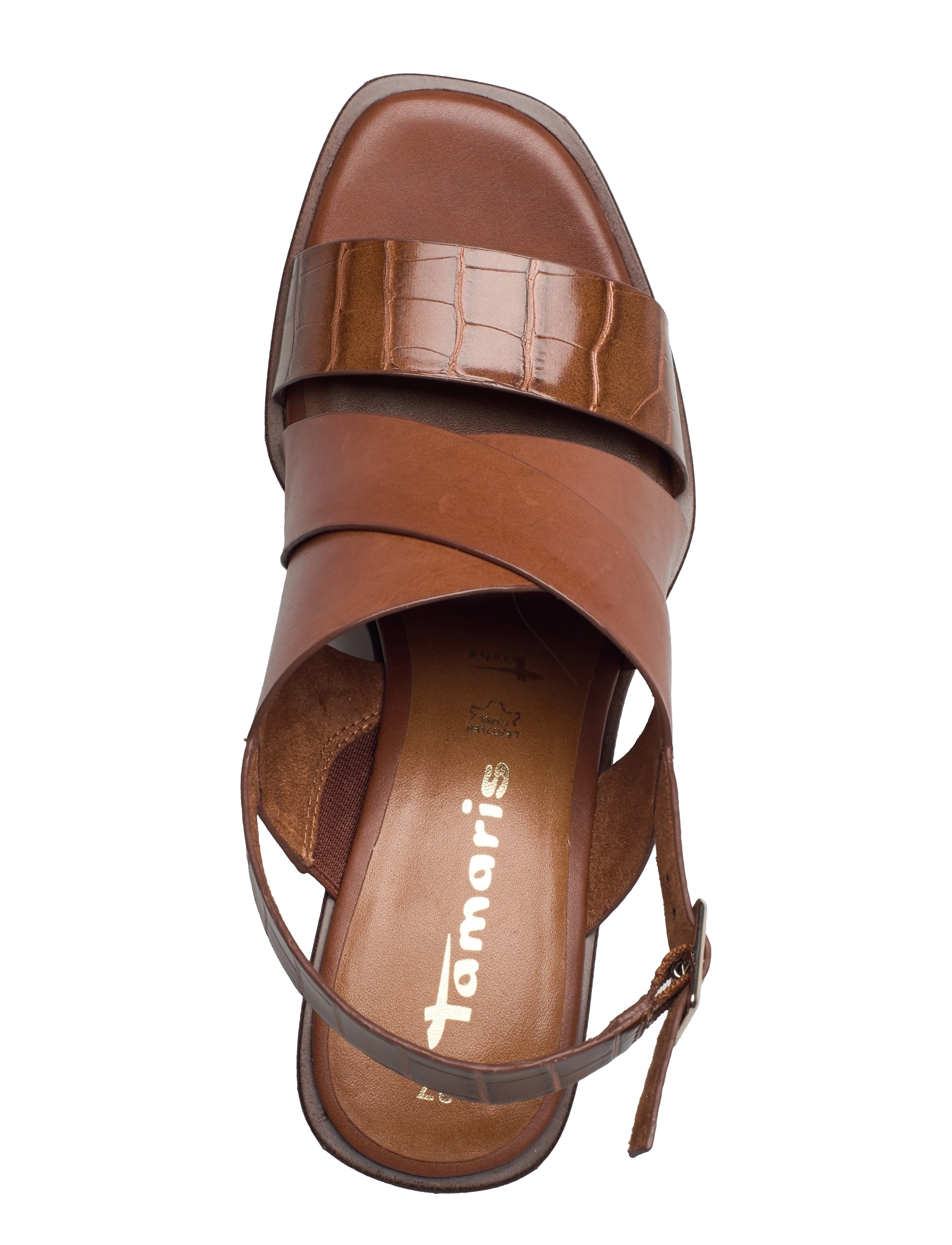 Tamaris - Woms Sandals - cognac/croco - 3