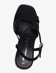 Tamaris - Women Sandals - espadrilles met sleehak - black - 3