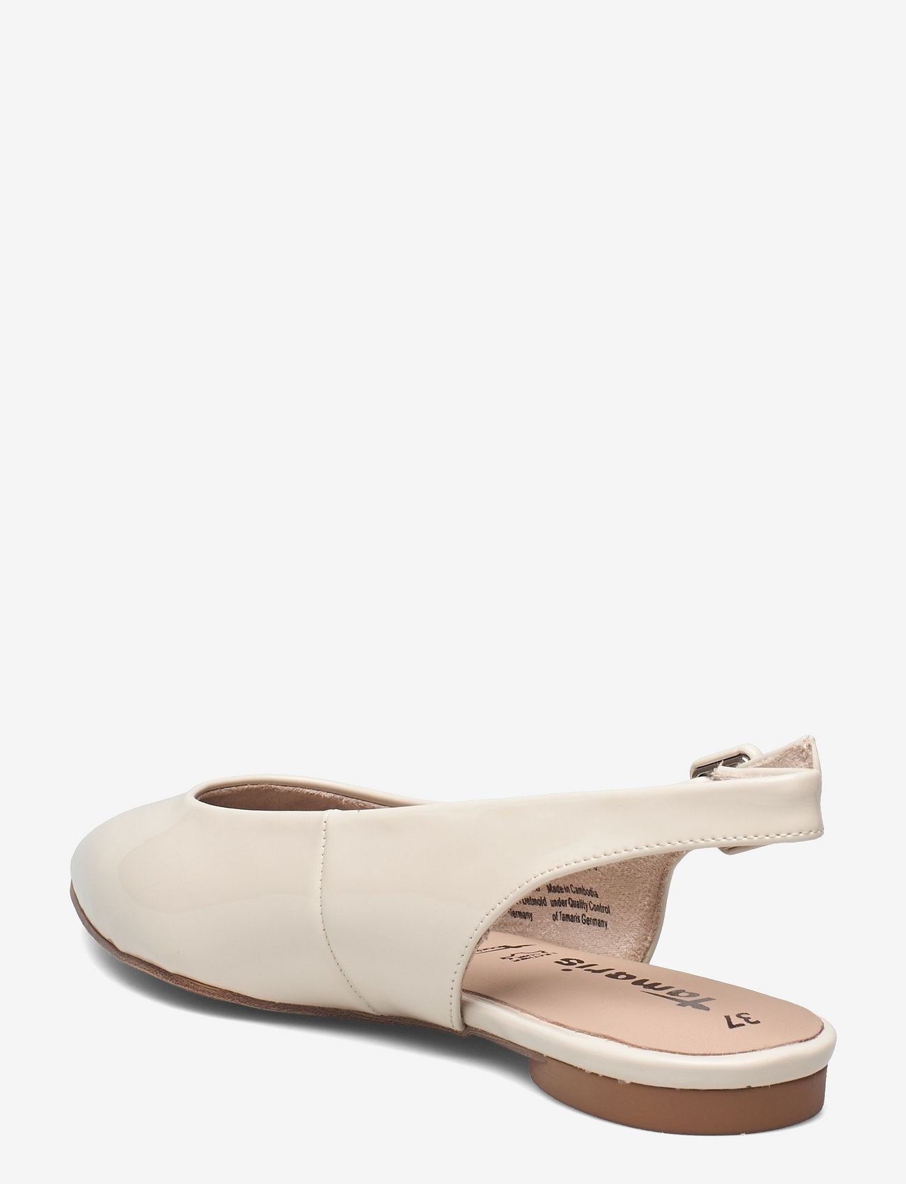 Tamaris - Woms Sling Back - ivory patent - 2