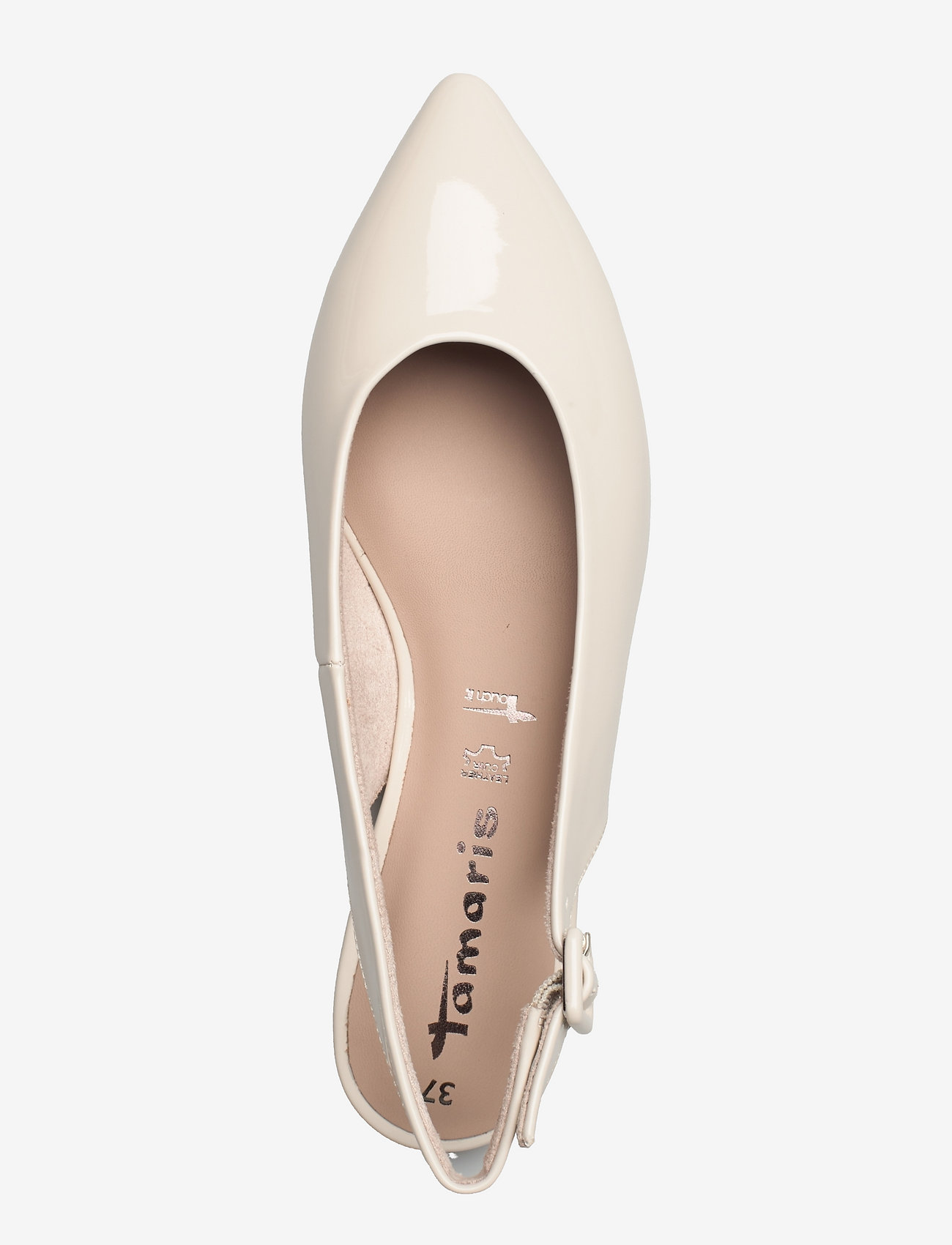 Tamaris - Woms Sling Back - ivory patent - 3