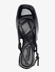 Tamaris - Woms Sling Back - party wear at outlet prices - black patent - 3