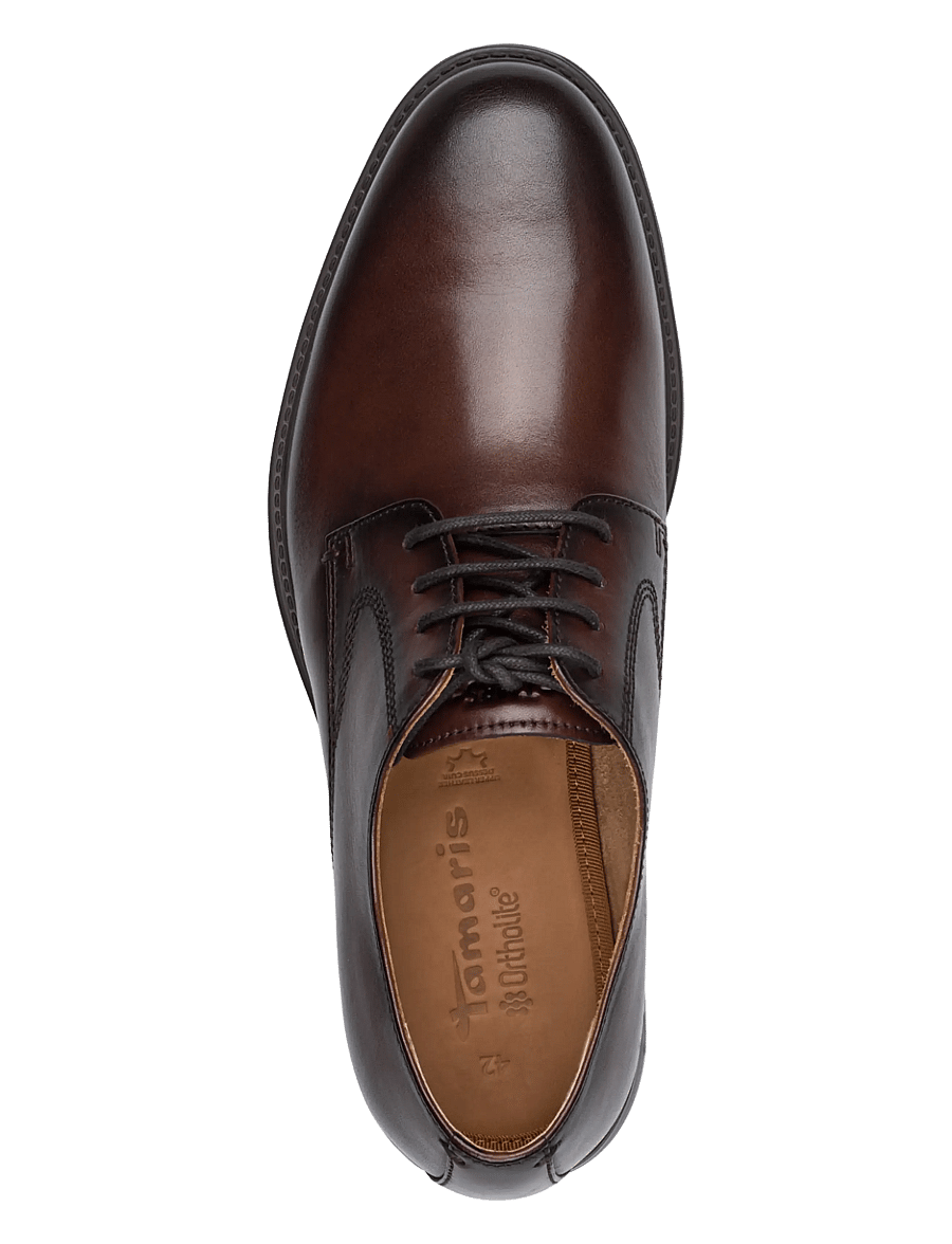 Tamaris - Men Lace-up - derby kingad - mocca - 4