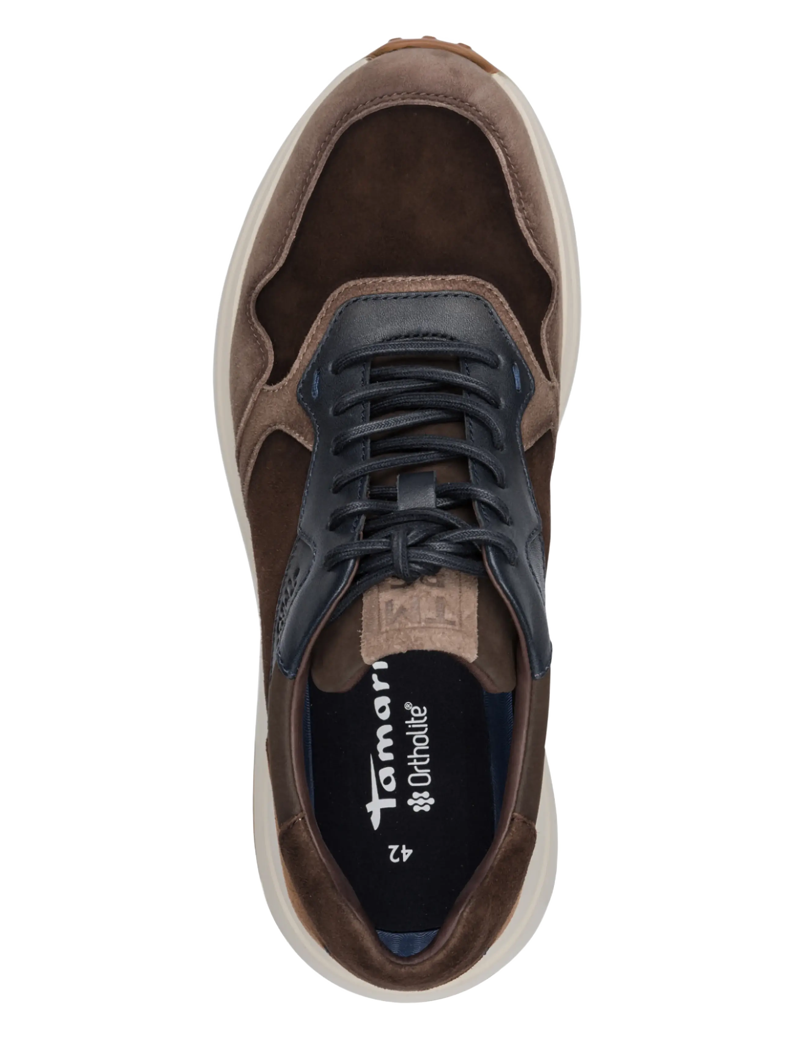 Tamaris - Men Lace-up - madala säärega - brown comb - 4