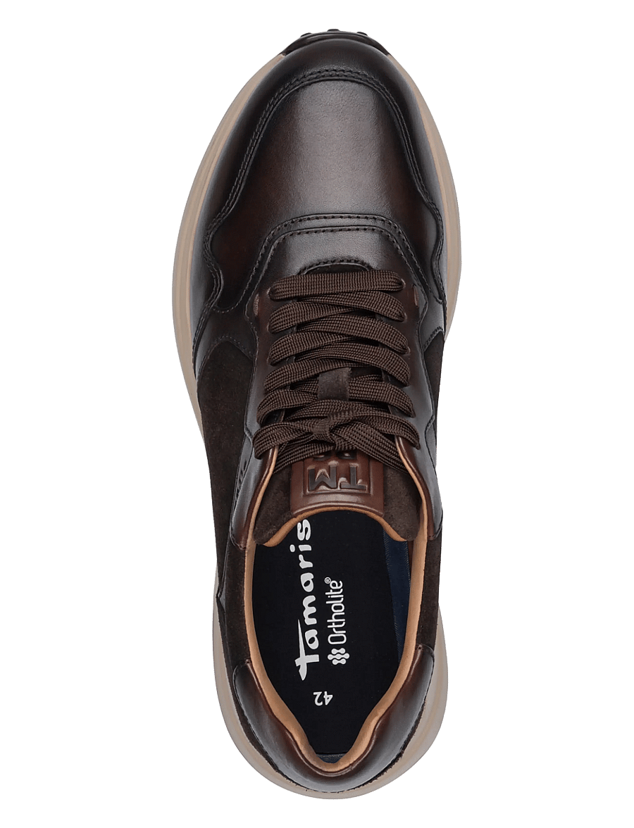 Tamaris - Men Lace-up - low-top sneaker - mocca - 4